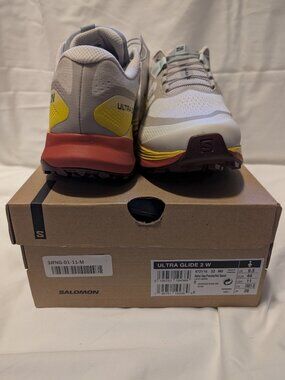 Salomon Ultra Glide 2 Trail Running Shoes, Women Sz. 11, Rainy Day Freesia